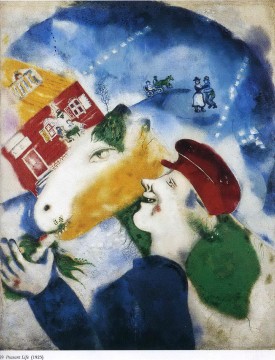 Marc Chagall Werke - Bauernleben Zeitgenosse Marc Chagall